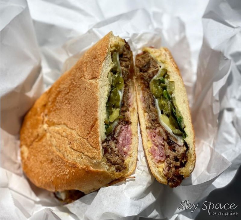 The Cubano At A Cut Above The Rest Butcher Shop(Santa Monica): the Cuban variation of ham and cheese