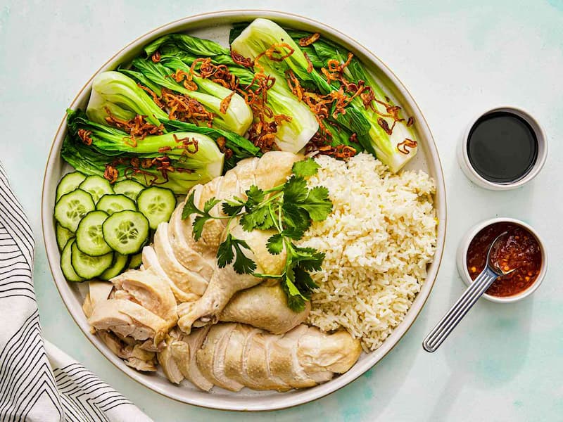Hainanese Chicken Rice -good chinese restaurants that deliver 