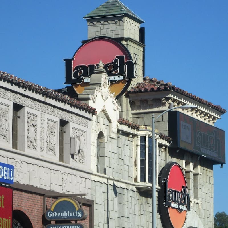 The Laugh Factory: One of comedy clubs Los Angeles