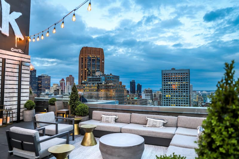 The Nomad Rooftop - downtown rooftop bar