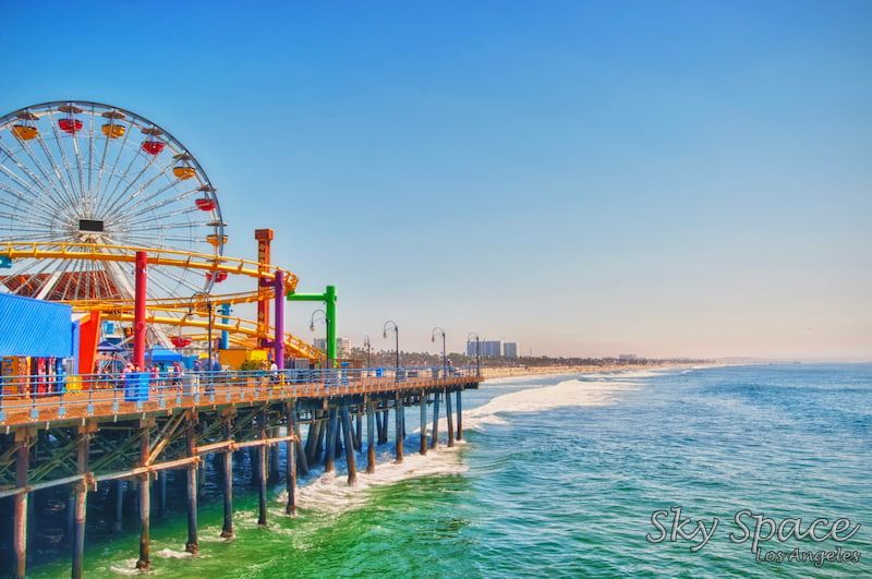 Santa Monica Beach: One of the numerous attractions in Los Angeles