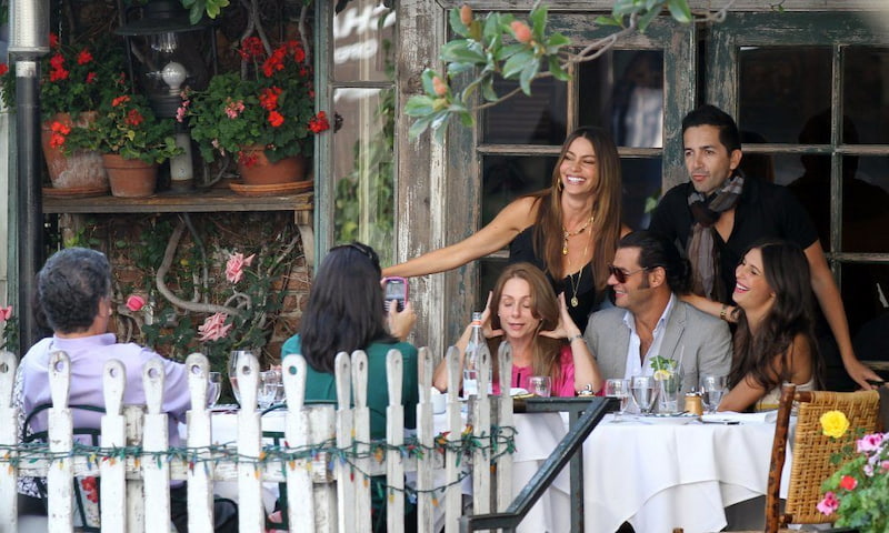 The Ivy is a place where celebrities hang out a lot
