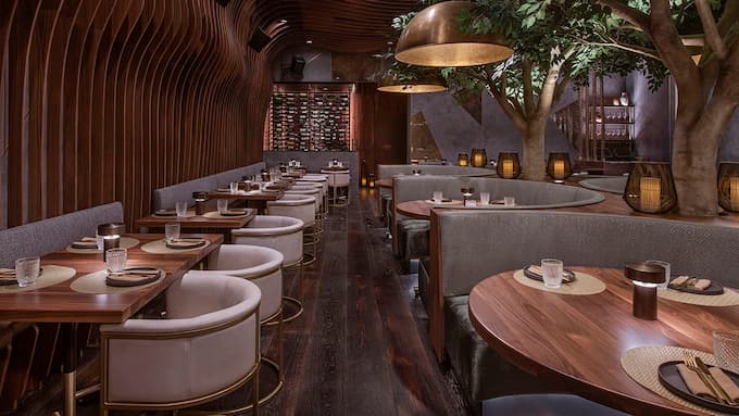 Toca Madera is a modern and trendy restaurant in West Hollywood