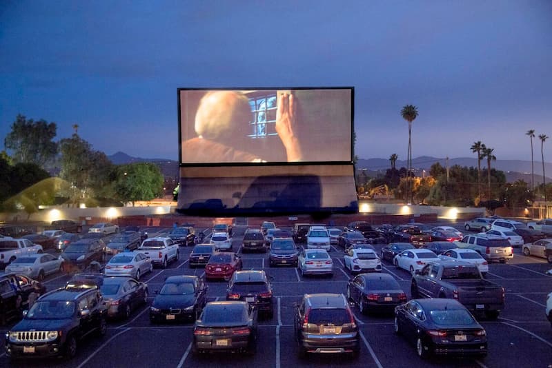 Drive-in movie theaters