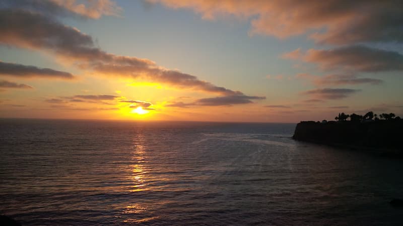 Sunset from Terranea Bluff Top Park 