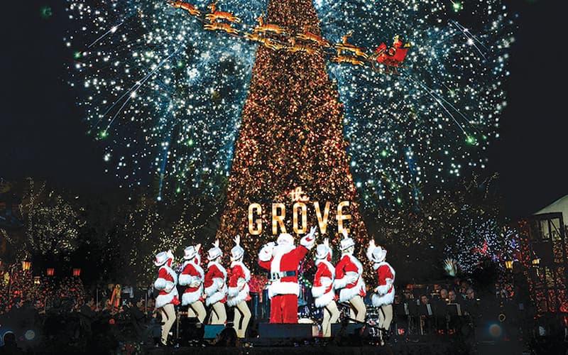 The Grove Holiday Tree and Carousel