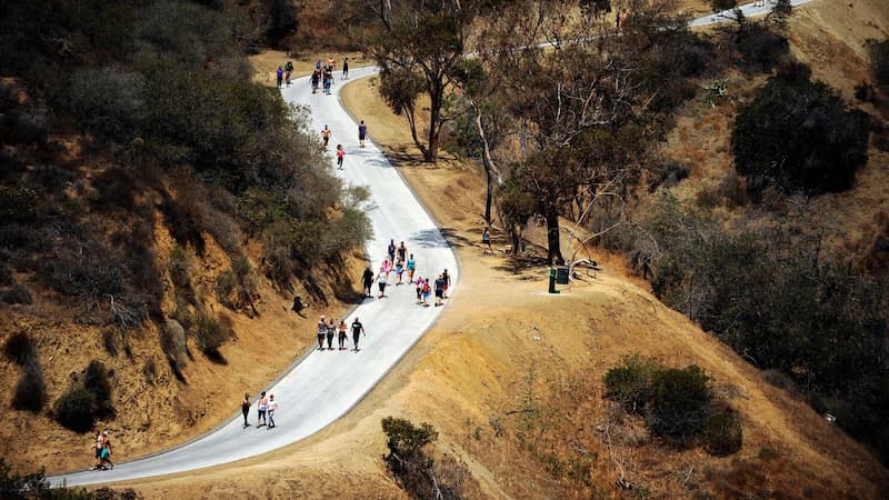 Hiking in Runyon Canyon