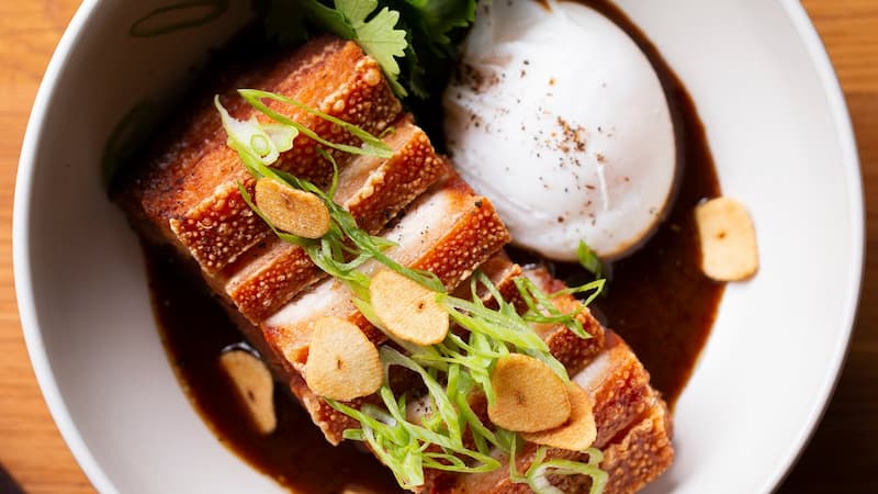 Pork belly adobo